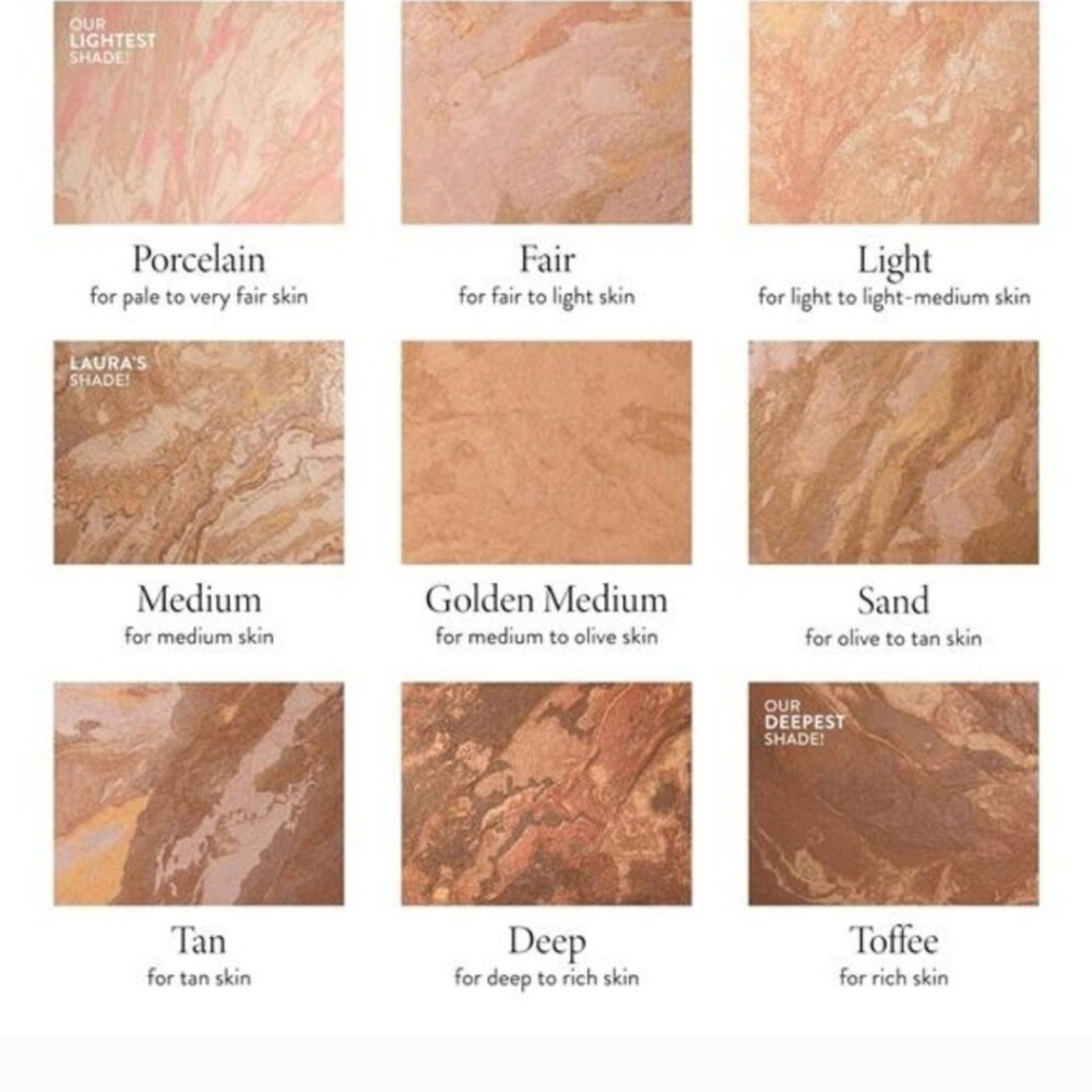 Laura Geller Baked Blush & Bronze Marblized 2 In 1 GINGER BRONZE NATURAL FINISH - Picture 8 of 9